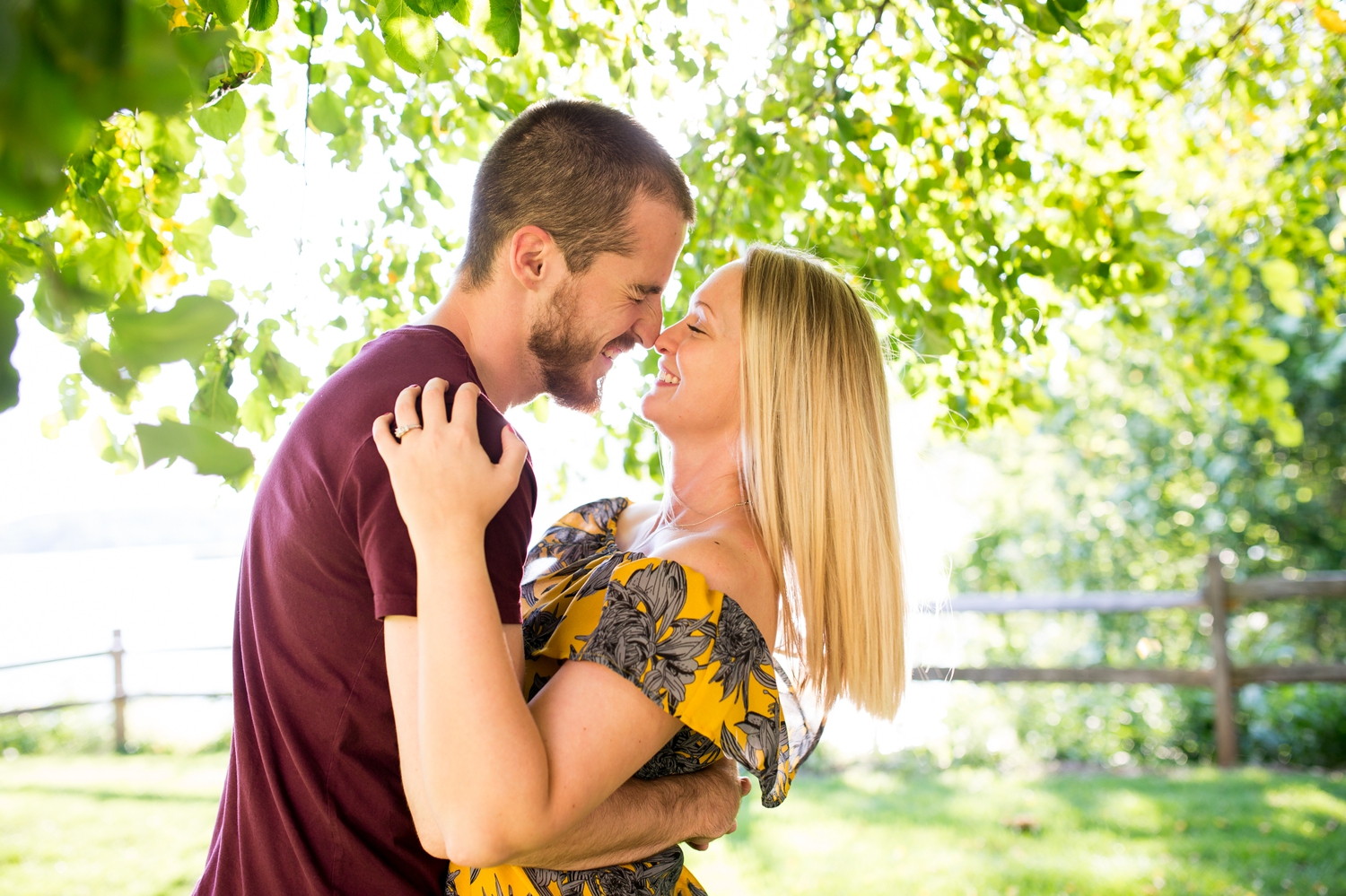 fort hunter harrisburg engagement photography